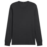 Theory Essential Long-Sleeve Tee in Anemone Modal Jersey