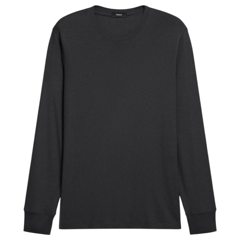 Theory Essential Long-Sleeve Tee in Anemone Modal Jersey