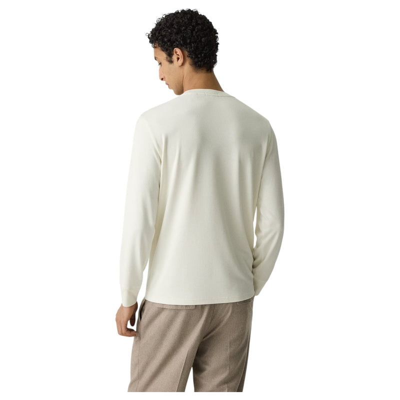 Theory Essential Long-Sleeve Tee in Anemone Modal Jersey