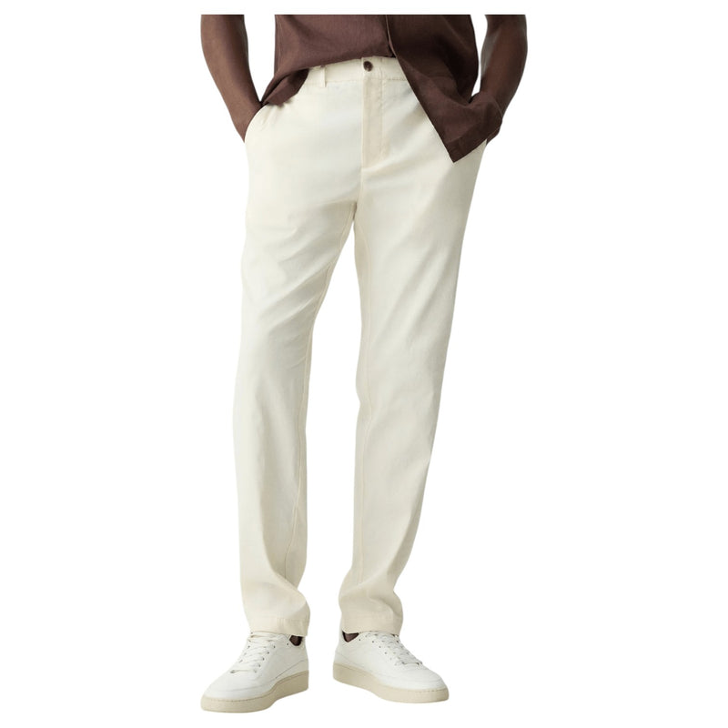 Theory Curtis Drawstring Pant in Good Linen In beige  P0373205 104