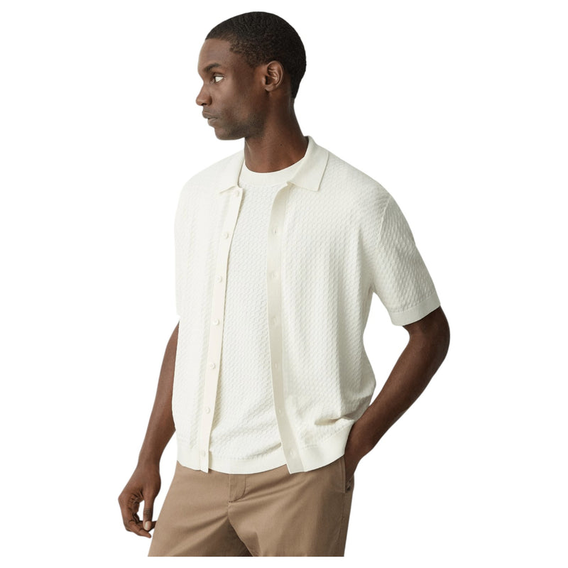 Theory Cairn Short-Sleeve Sweater in Cotton  P0384702 104
