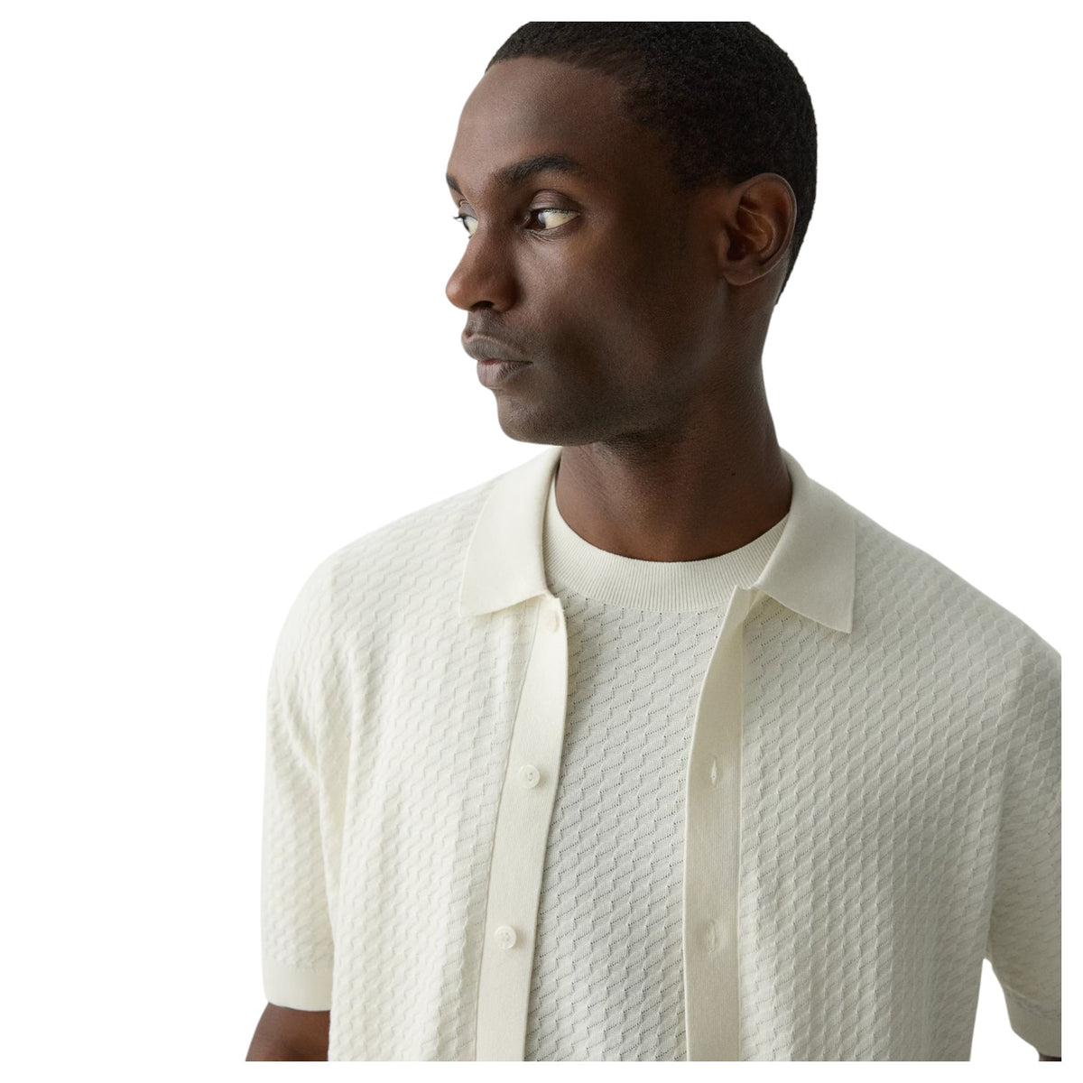 Theory Short-Sleeve Knit Shirt Style  P0384702