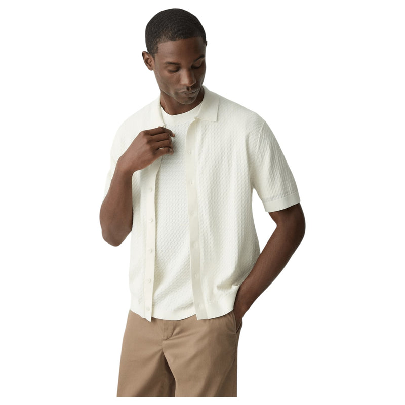 Theory Cairn Short-Sleeve Sweater in Cotton  P0384702 104