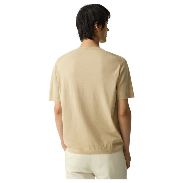 Theory Relaxed Crewneck Tee in Cotton Light Twist  P0584704 E3H Chino