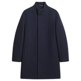 Theory Belvin Coat in Textured Wool-Blend Melton
