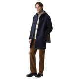 Theory Belvin Coat in Textured Wool-Blend Melton