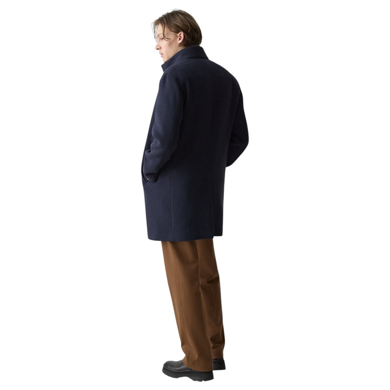 Theory Belvin Coat in Textured Wool-Blend Melton – J&Z Couture