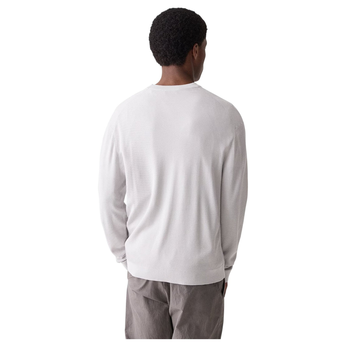 Theory Crewneck Sweatshirt in Silk-Cotton Q0482703