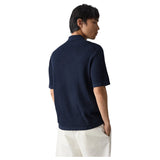 Theory Mesh Button-Up Shirt in Cotton Q0484702 Baltic