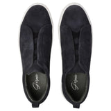Gernie 33's Laceless Low Top Navy Suede 12704-NS