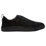 Gernie 33's Laceless Low Top Black Suede 12704-BS