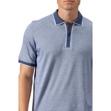 Garnet The Vantage Tipped Zip Polo  2617006CC