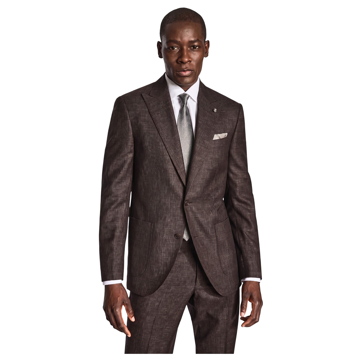 Jack Victor Marco Chocolate Brown Pure Wool Suit