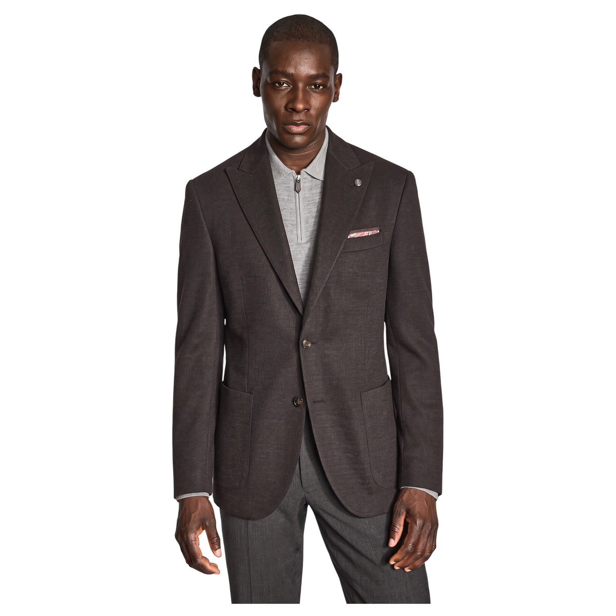 Jack Victor Harvey COMFORTWEAR Dark Chocolate Wool Blazer
