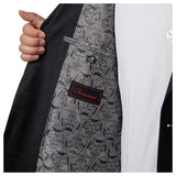 Bresciani Grey Windowpane Suit Modern Fit  B-758