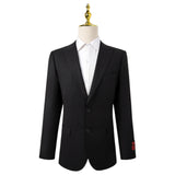 Bresciani Black on Black Design Suit Modern Fit  B-760