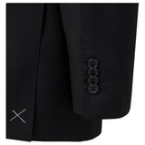 Bresciani Black on Black Design Suit Modern Fit  B-760