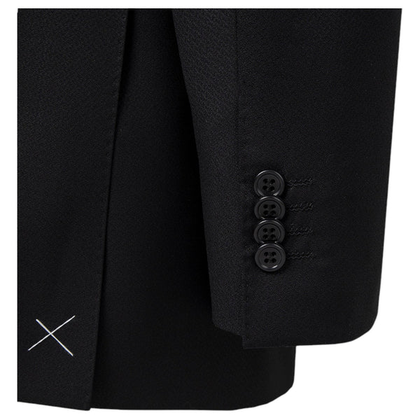 Bresciani Black on Black Design Suit Modern Fit  B-760