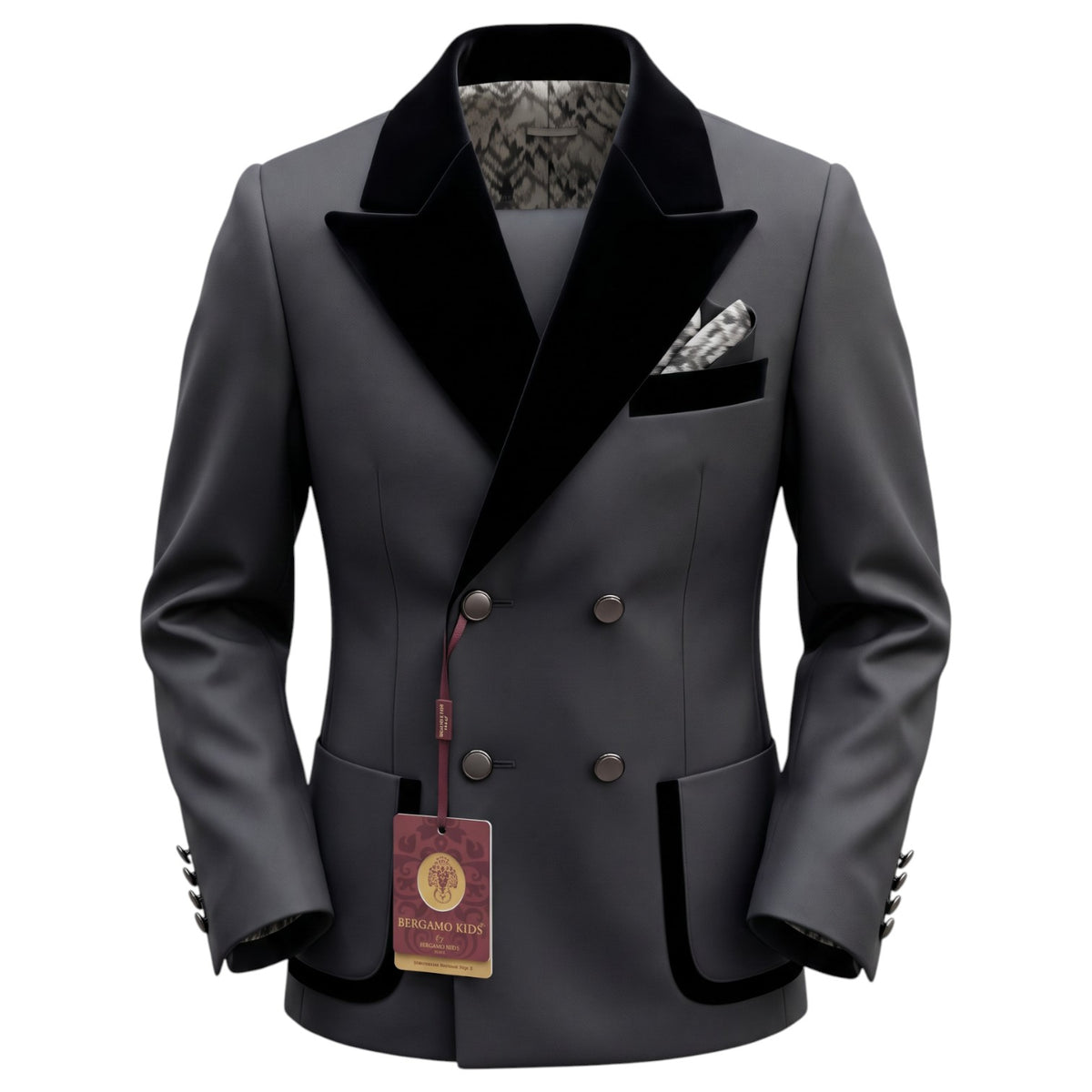 Milano Boys Bergamo Suit  3034/26 Black