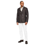 BOSS Double-Breasted Wool Blazer – Style 50562359 Slim Fit
