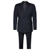 BOSS Slim Fit Double-Breasted Suit – 100% Italian Virgin Wool  50561841
