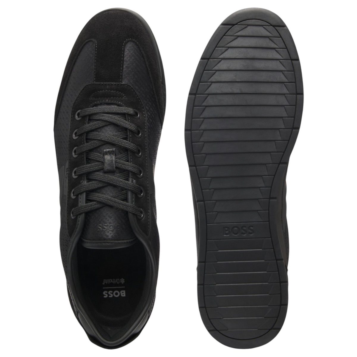 BOSS Trainers Nitan Lowp Nymn Black