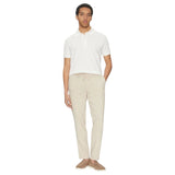 BOSS Casual Trousers In Linen In Light Baige  50540480