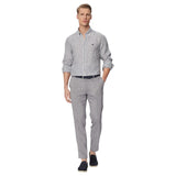 BOSS Modern-Fit Trousers In a Linen Blend  50557859