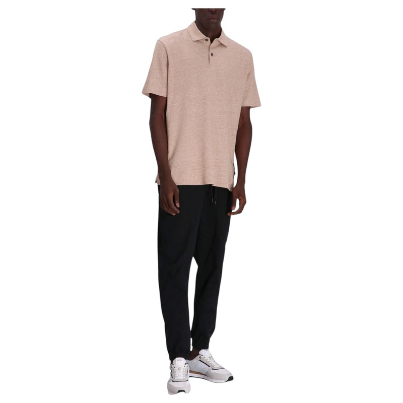 Boss Regular-fit Polo Shirt In Cotton And Linen In Beige  50511600 260