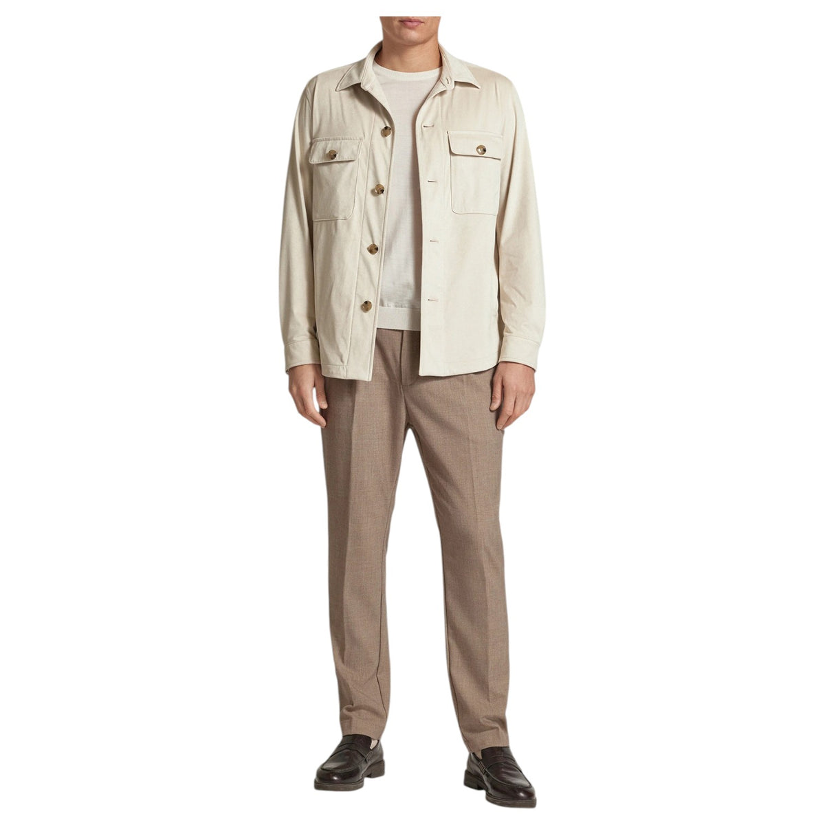 Boss Relaxed-Fit Overshirt In Super-Stretch Fabric  50535666-131
