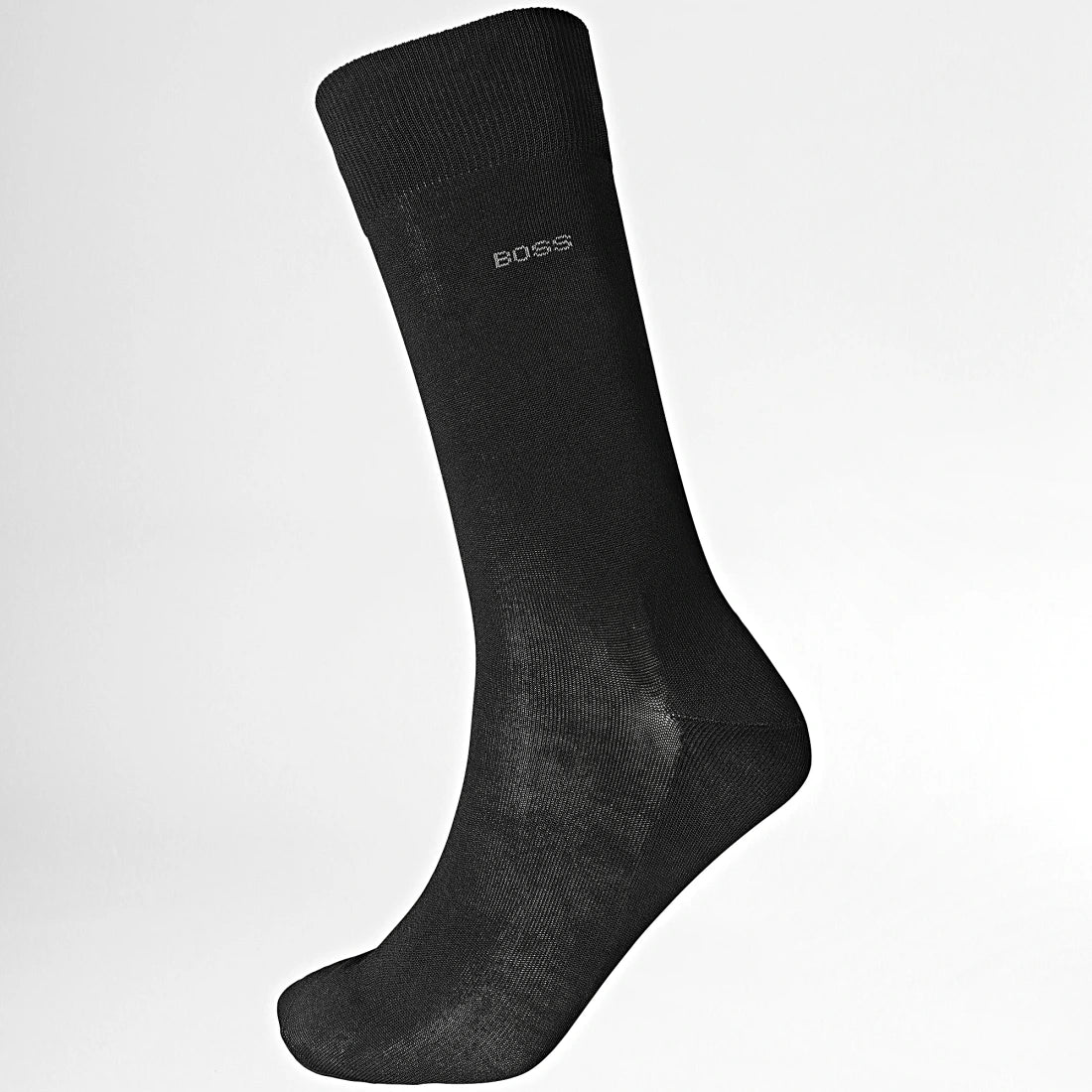BOSS Logo-Embroidered Cotton Socks-Black/Navy 50469857