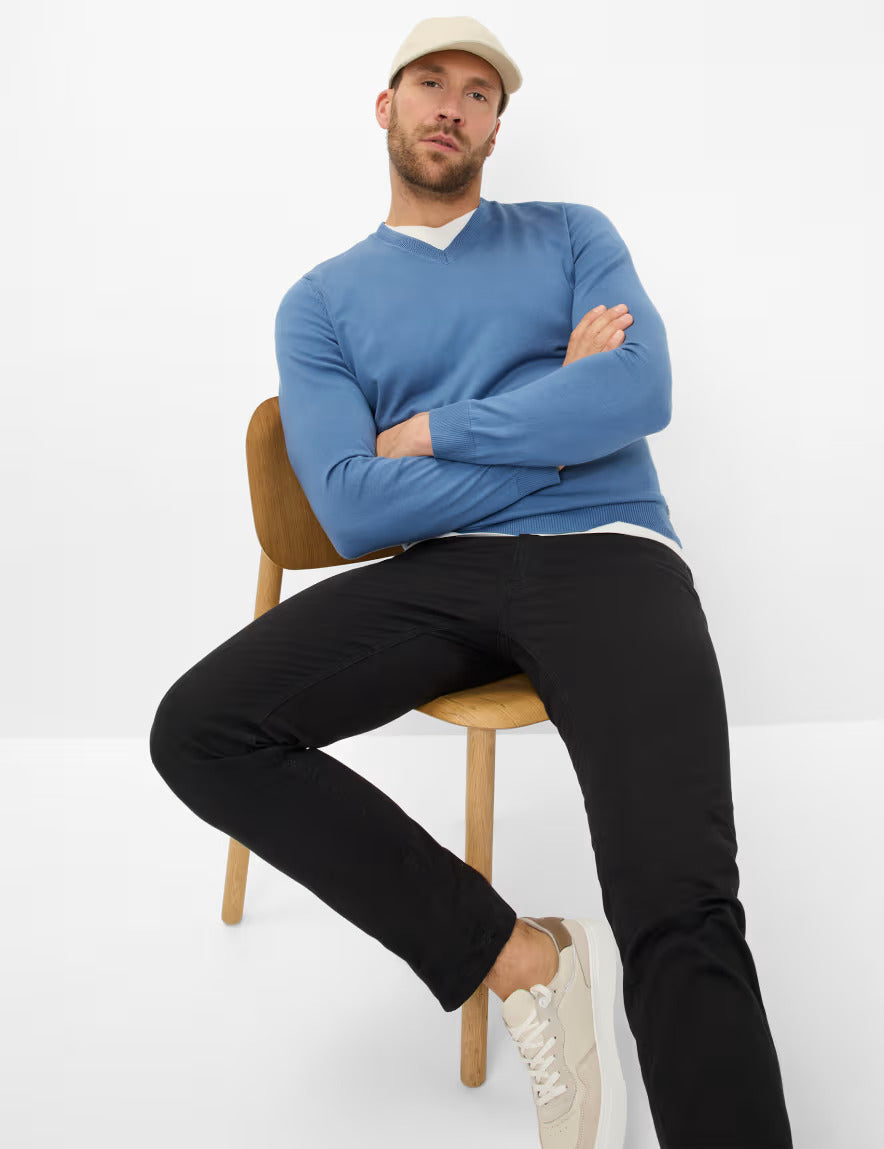 Brax Style Chuck Mordern Fit Pants In Black  863808/02 Black