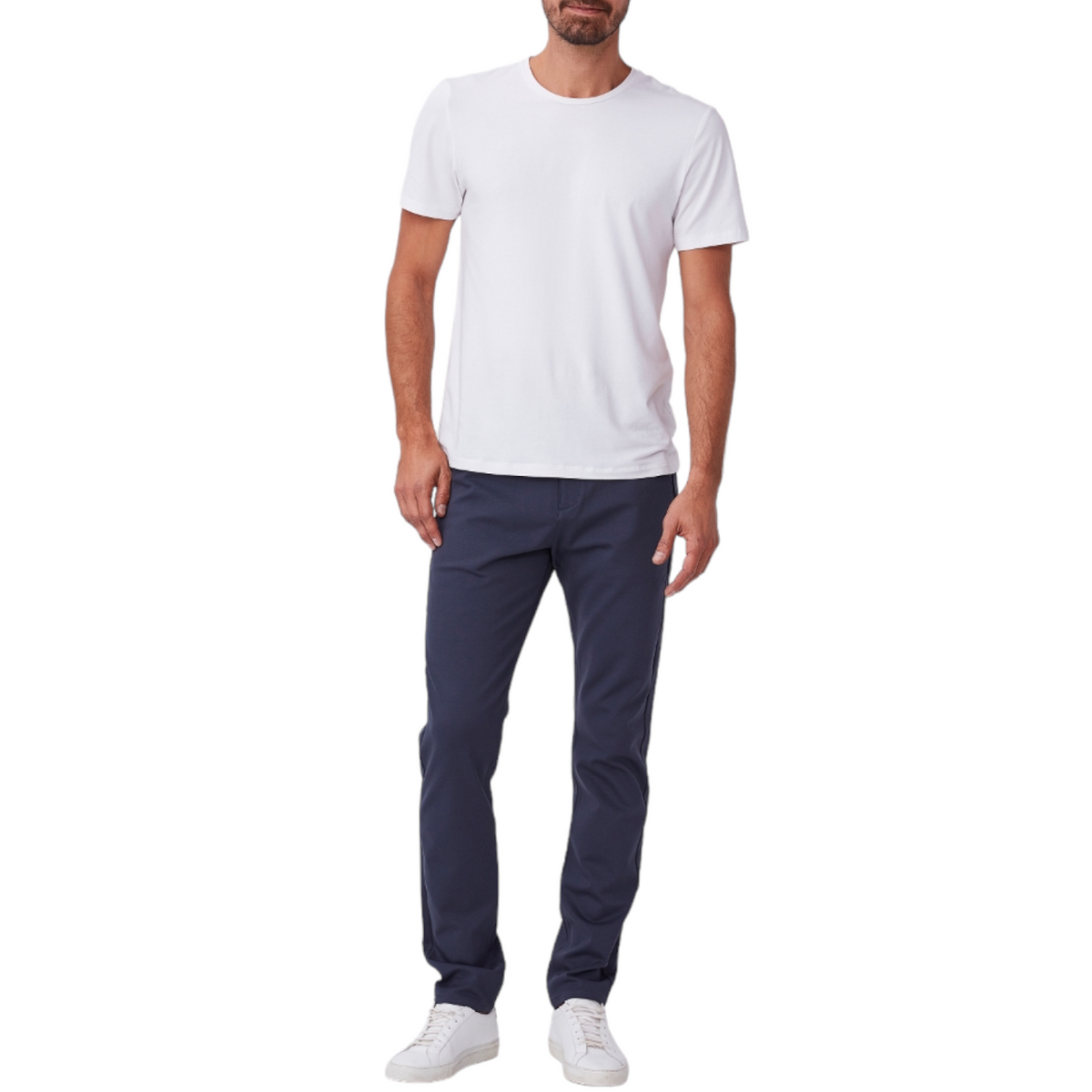 PAIGE Stafford Trouser in Navy Deep Anchor M807374-W6781