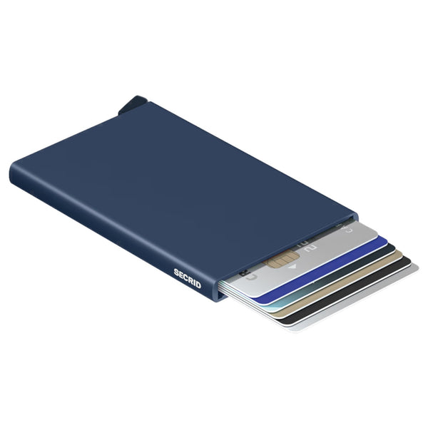 Secrid Anodised Aluminum Cardprotector - Navy