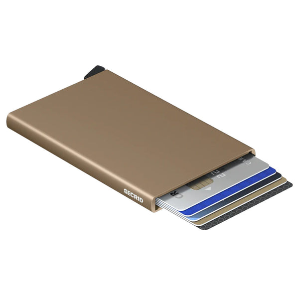 Secrid Anodised Aluminum Cardprotector - Sand