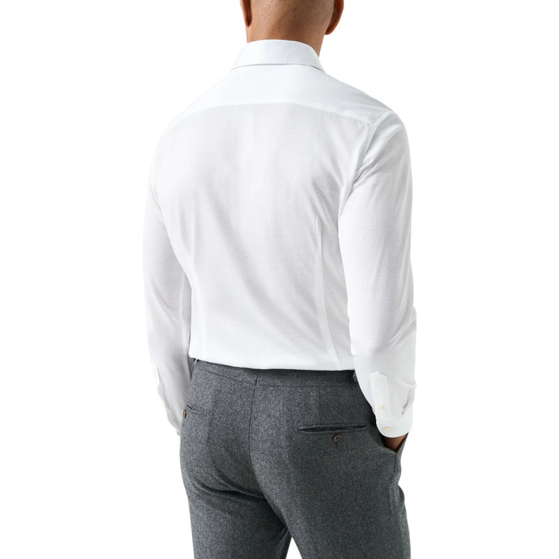 Eton Filo Di Scozia Jacquard Knit Shirt