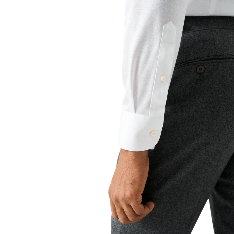 Eton Filo Di Scozia Jacquard Knit Shirt