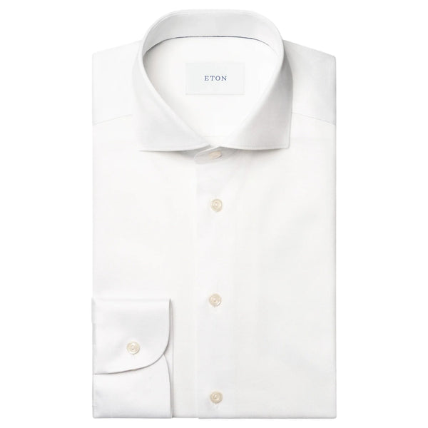 Eton Filo Di Scozia Jacquard Knit Shirt