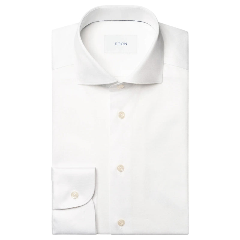 Eton Filo Di Scozia Jacquard Knit Shirt