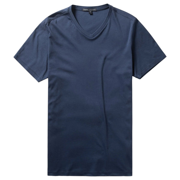 Robert Barakett V Neck T Shirt In Blue Night 23336V