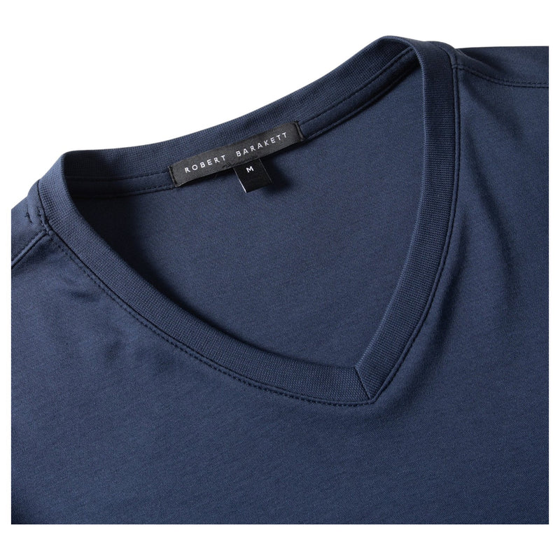 Robert Barakett V Neck T Shirt In Blue Night 23336V