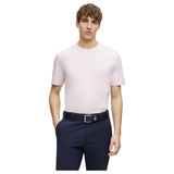 BOSS Cotton-Jersey Regular-Fit Tompson 01 T-Shirt In Light Pink  50468347 688