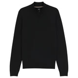 Hugo Boss Zip-neck sweater in virgin wool 50528300