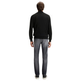 Hugo Boss Zip-neck sweater in virgin wool 50528300