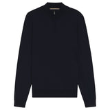 Hugo Boss Zip-neck sweater in virgin wool 50528300