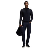 Hugo Boss Zip-neck sweater in virgin wool 50528300