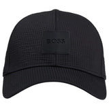 BOSS Seersucker Cap With Logo Patch