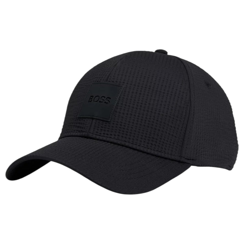 BOSS Seersucker Cap With Logo Patch