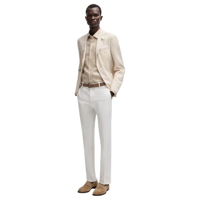 BOSS Formal trousers in comfort-stretch cotton  50539970 100