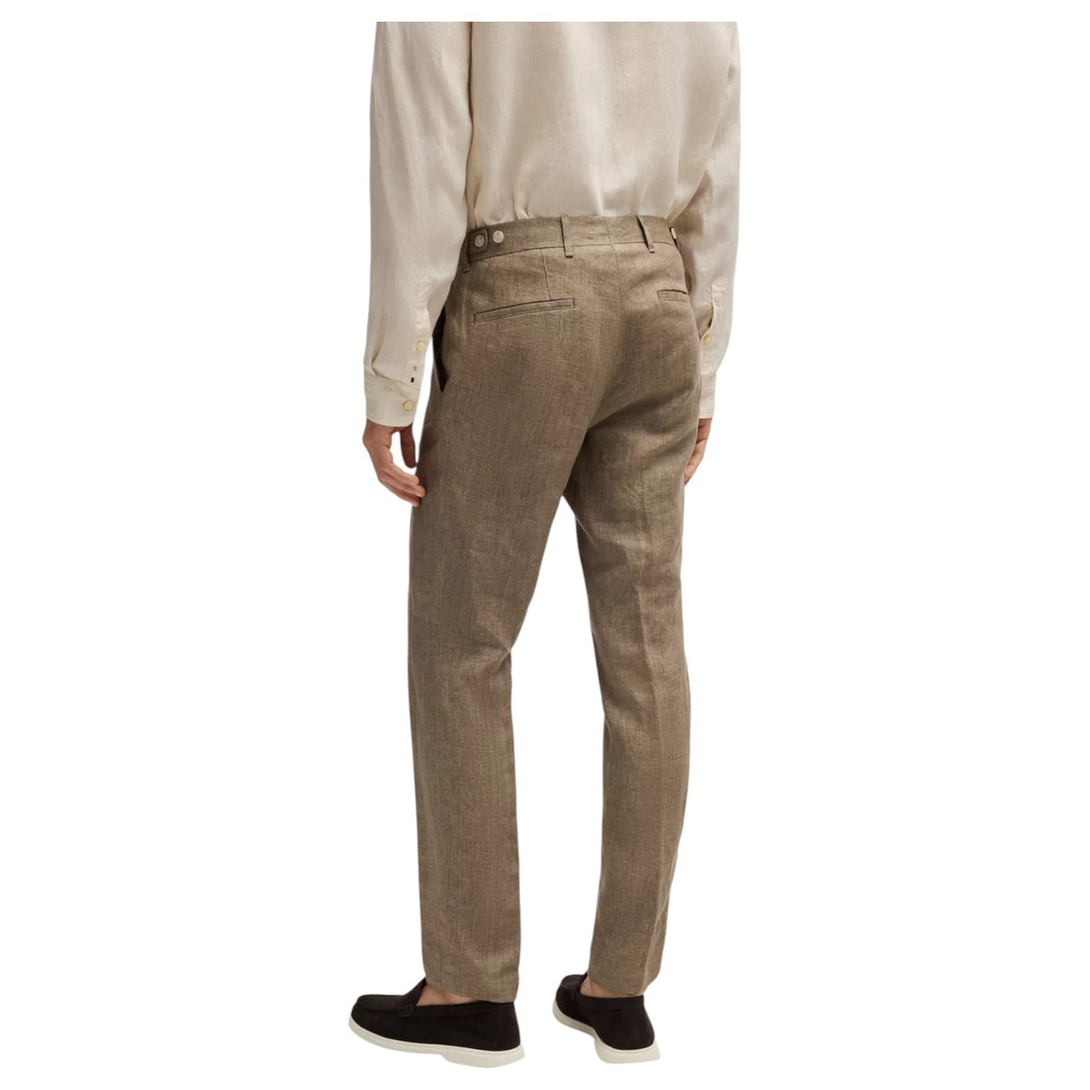 Boss Formal Trousers In Linen Canvas  50540518